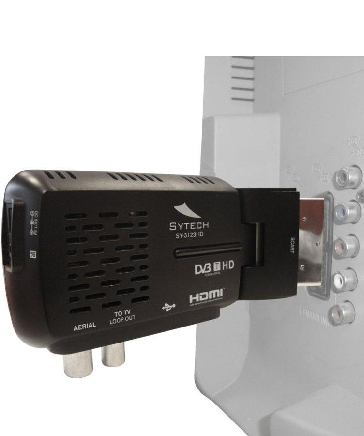 Sintonizador TDT - Sytech SY-3123 HD Euroconector, HDMI, USB Grabador
