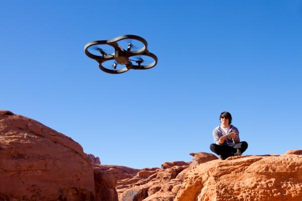 Drone teledirigido - Parrot AR Drone 2.0 Azul