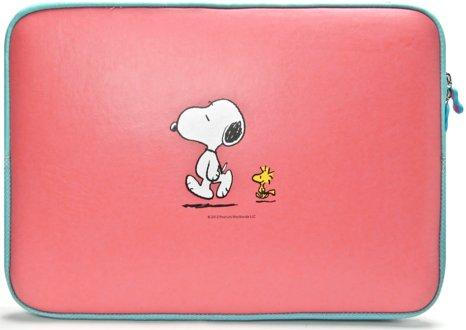 Funda para Macbook de 13,3" - iLuv Serie Snoopy, con cierre de cremallera y bolsillo exterior
