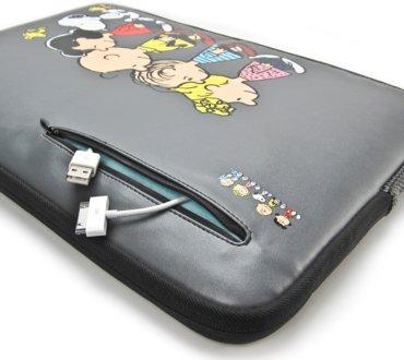 Funda para Macbook de 13,3" - iLuv Serie Snoopy, con cierre de cremallera y bolsillo exterior