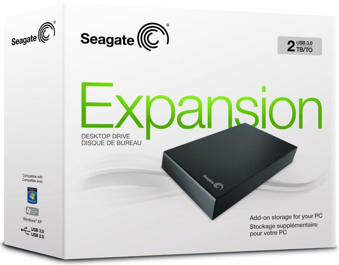 Disco duro de 2Tb - Seagate Expansion negro, externo 3.5" y USB 3.0