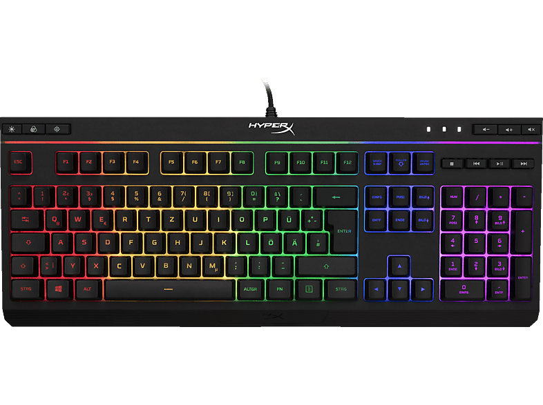 HYPERX Alloy Core, Gaming Tastatur, kabelgebunden, Schwarz