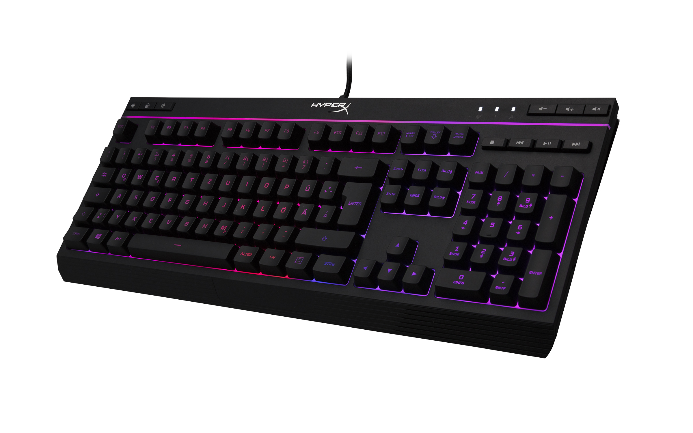 HYPERX Alloy Core, Tastatur, Gaming Schwarz kabelgebunden