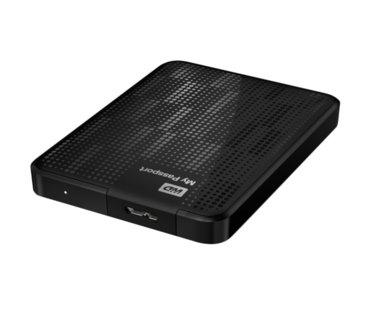 Disco duro de 1Tb - WD My Passport, negro, externo, 2.5" y USB 3.0