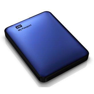 Disco duro de 1Tb - WD My Passport, azul, externo, 2.5" y USB 3.0