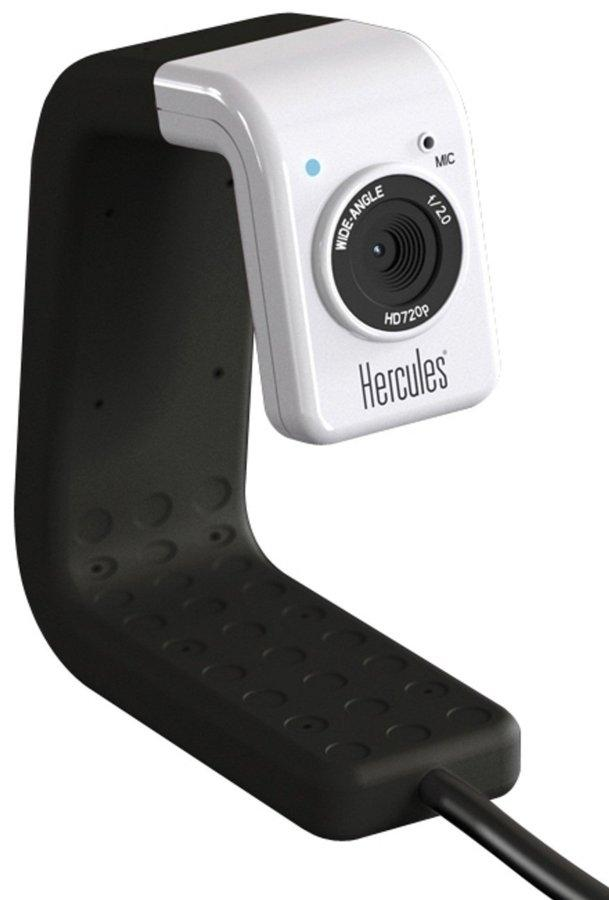 Webcam | Hercules HD Twist, micrófono incorporado, soporte flexible ...
