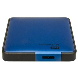 Disco duro de 500Gb - WD My Passport azul, externo de 2.5" y USB 3.0