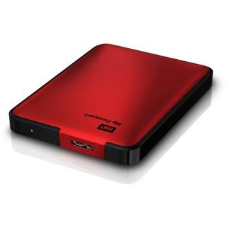 Disco duro de 2Tb - WD My Passport, rojo, externo, 2.5" y USB 3.0
