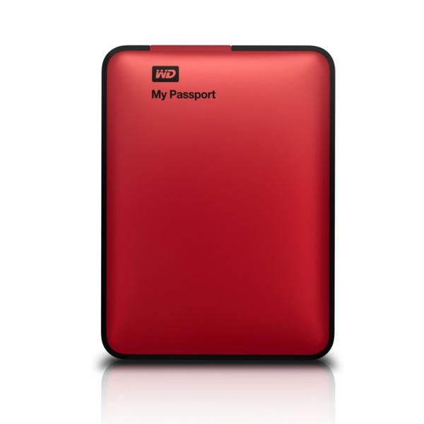 Disco duro de 2Tb - WD My Passport, rojo, externo, 2.5" y USB 3.0