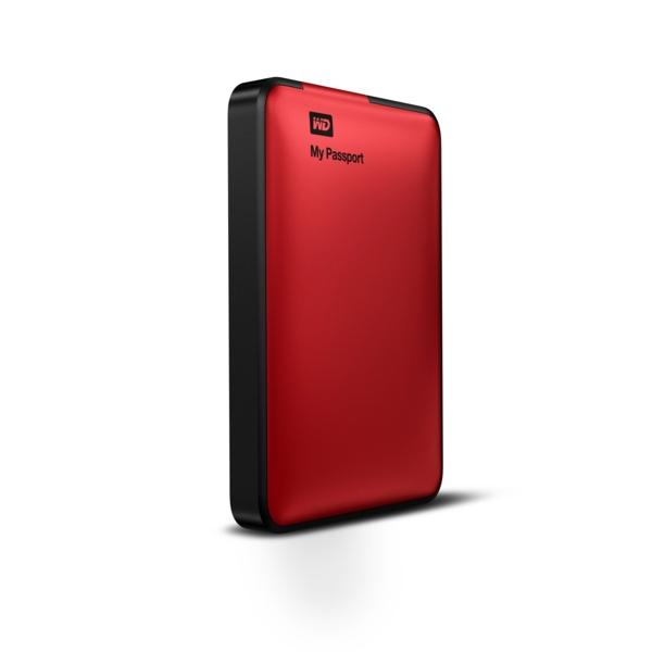 Disco duro de 2Tb - WD My Passport, rojo, externo, 2.5" y USB 3.0