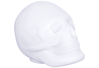 BIG BEN Lumin´Us Skull - Altoparlante Bluetooth (Transparente/Bianco)