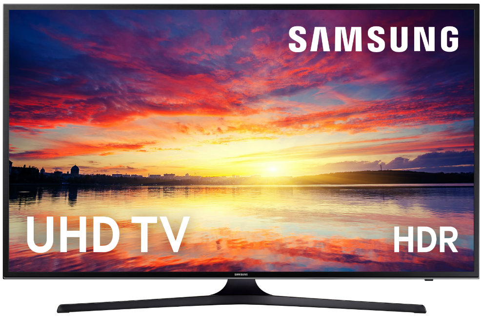 TV LED 50" - Samsung 50KU6000, UHD 4K, HDR, Plana