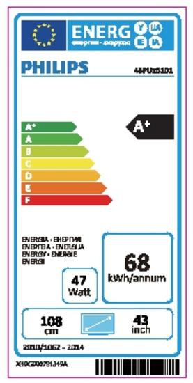 TV LED 43" - Philips 43PUH6101, Ultra HD 4K, Smart TV, Wifi