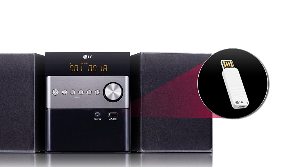 LG CM 1560 micro hifi (bluetooth, USB)