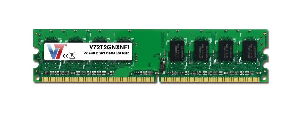 Memoria Ram - V7 2GB DDR2 800 MHz DIMM PC2-6400 de escritorio