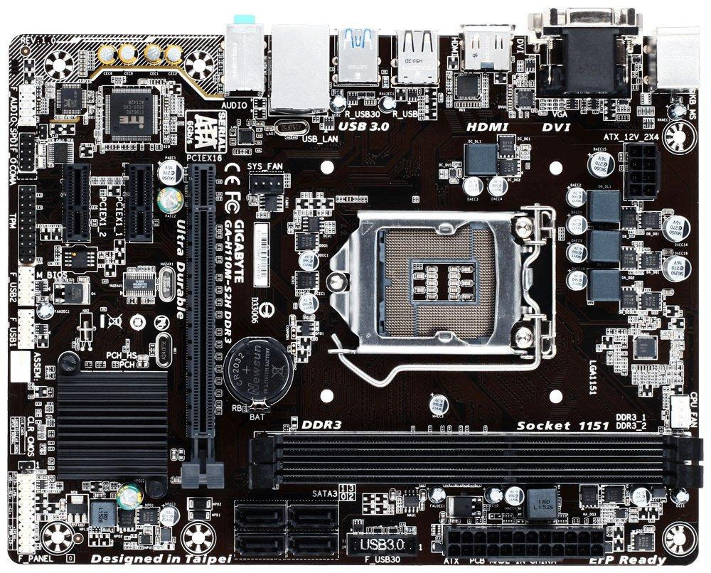 Gigabyte GA-H110M-S2H DDR3 placa base
