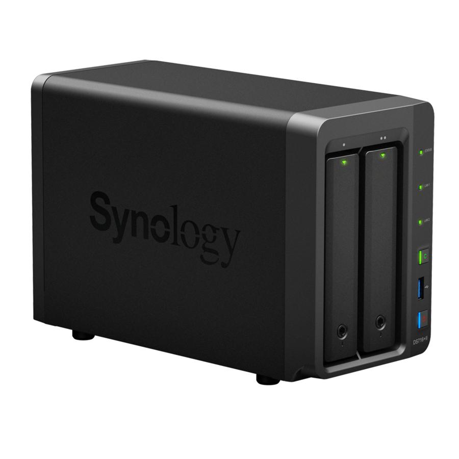 Servidor NAS - Synology DS716+II NAS Escritorio Ethernet Negro servidor de almacenamiento