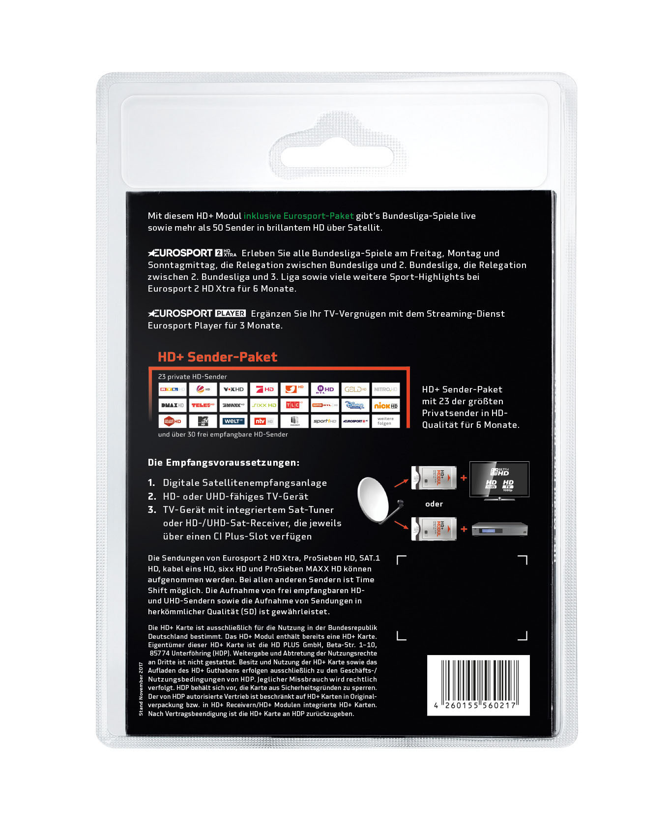 HDPLUS Modul inkl. Eurosport-Paket
