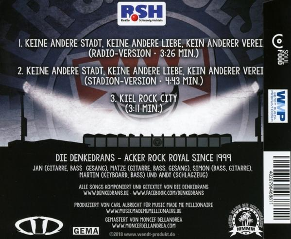 Die Denkedrans - Keine Andere Stadt,Keine Andere Liebe...  - (Maxi Single CD)