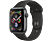 APPLE Watch Series 4 40mm fekete alumínium tok fekete sportszíjjal (mu662hc/a)