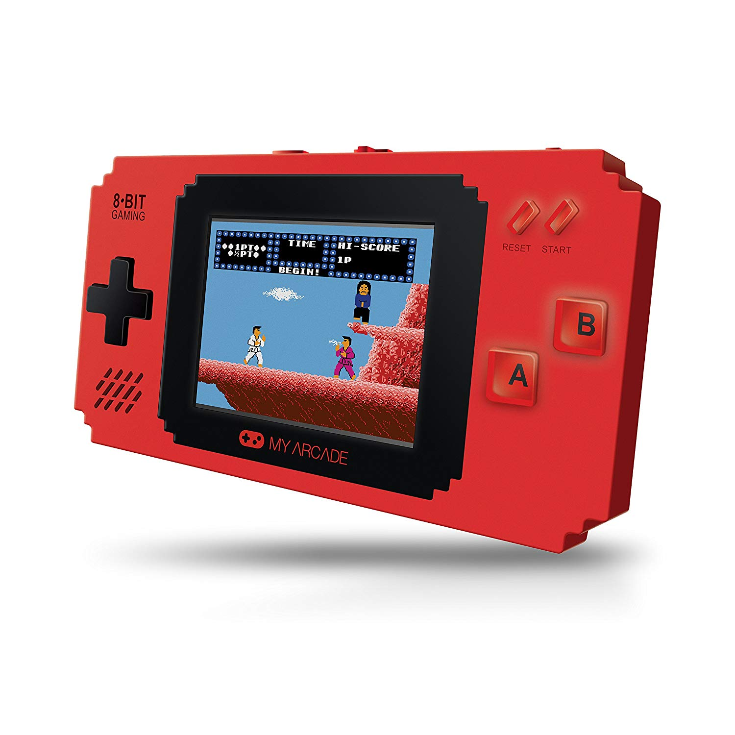 Consola Retro My arcade pixel player 300 juegos 8 bit rojo
