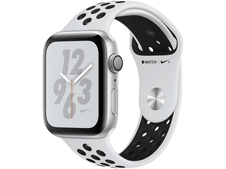 APPLE Watch Series 4 40mm Nike+ ezüst alumínium tok ezüst/fekete Nike  sportszíjjal (mu6h2hc/a) - Media Markt online vásárlás
