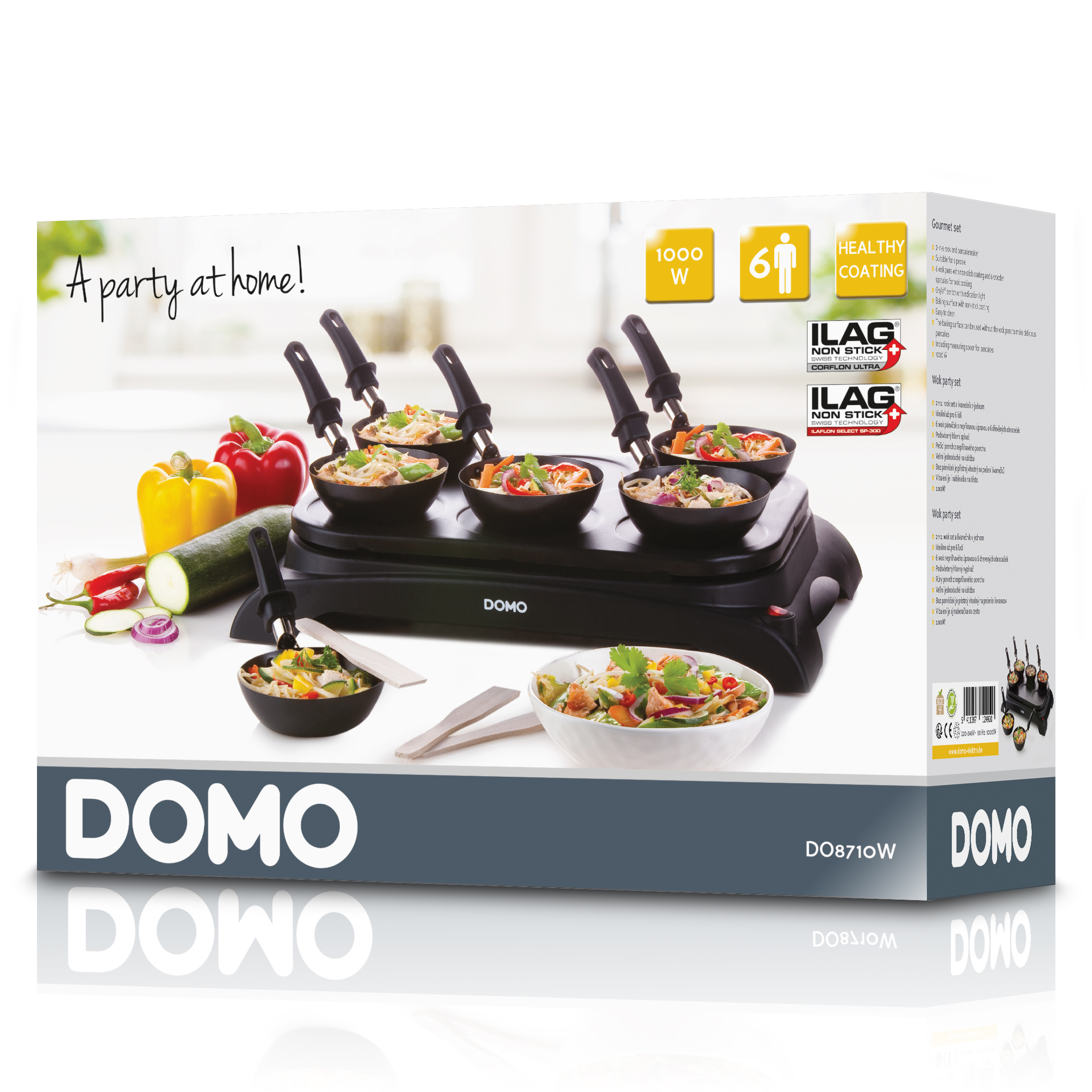 DOMO Wok - Pannenkoekenmaker (DO8710W)
