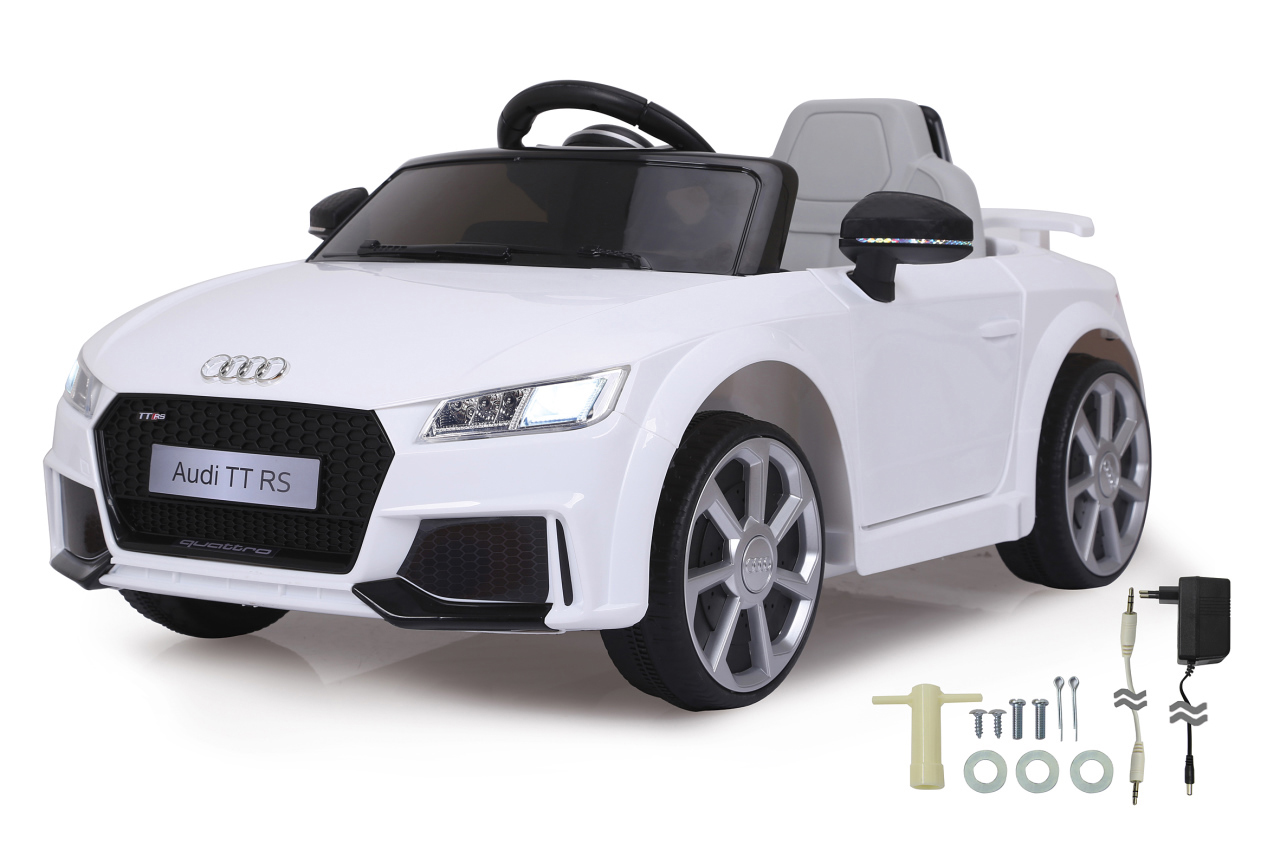 JAMARA KIDS Ride On Car – Audi TT RS Kinderelektroauto, Weiß