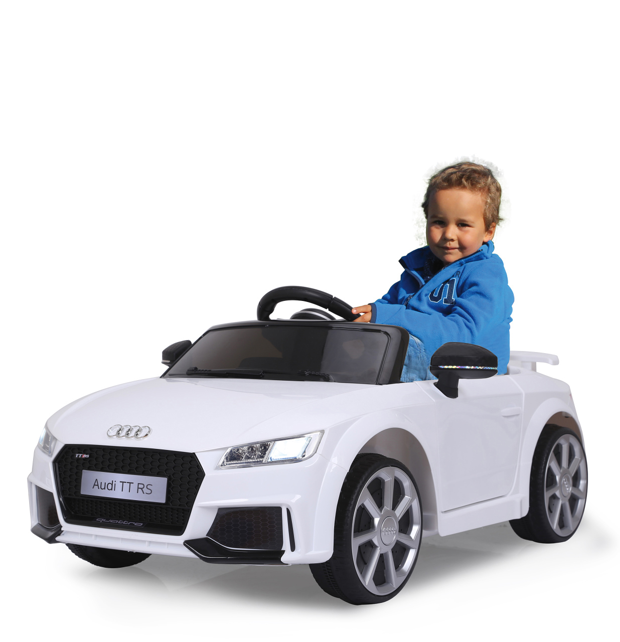 JAMARA KIDS Ride On Car – Audi TT RS Kinderelektroauto, Weiß