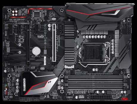 GIGABYTE Z390 Gaming X Mainboard Schwarz
