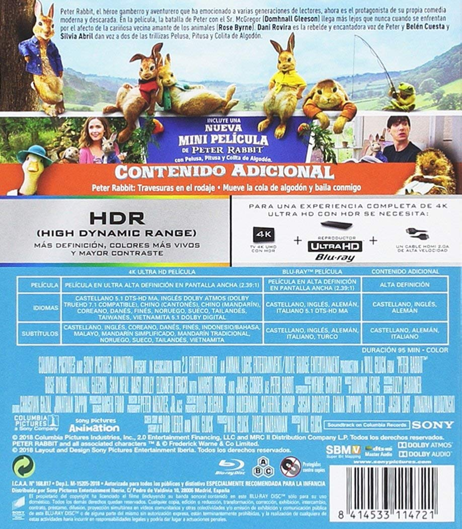 Peter Rabbit (4K UHD + BD) - Blu-ray