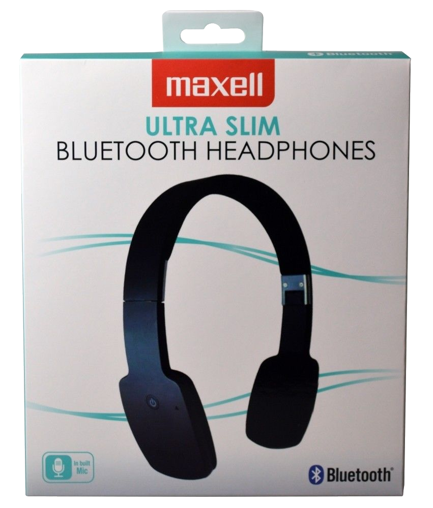 MAXELL BT1000 bluetooth fejhallgató, fekete