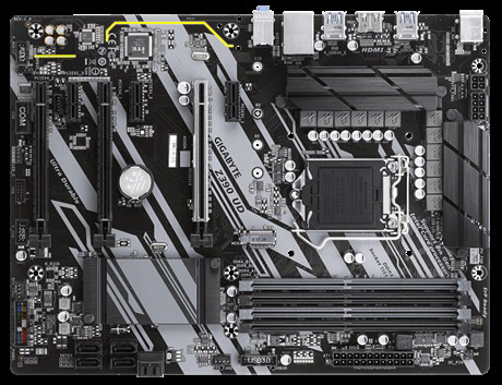 GIGABYTE Z390 UD Mainboard Schwarz