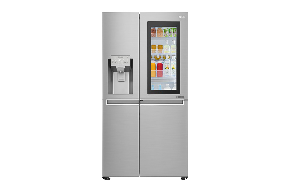 LG GSX971NEAZ Side-by-Side (625 l, F, 1790 mm hoch, Edelstahl)
