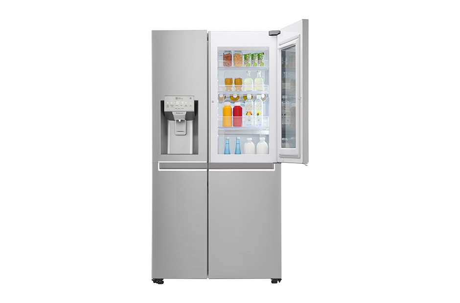 LG GSX971NEAZ Side-by-Side (625 l, F, 1790 mm hoch, Edelstahl)
