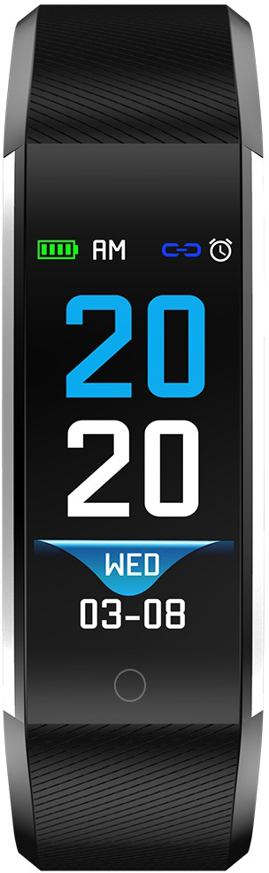 DENVER BFH-16, Fitness Tracker, 240 mm, Schwarz