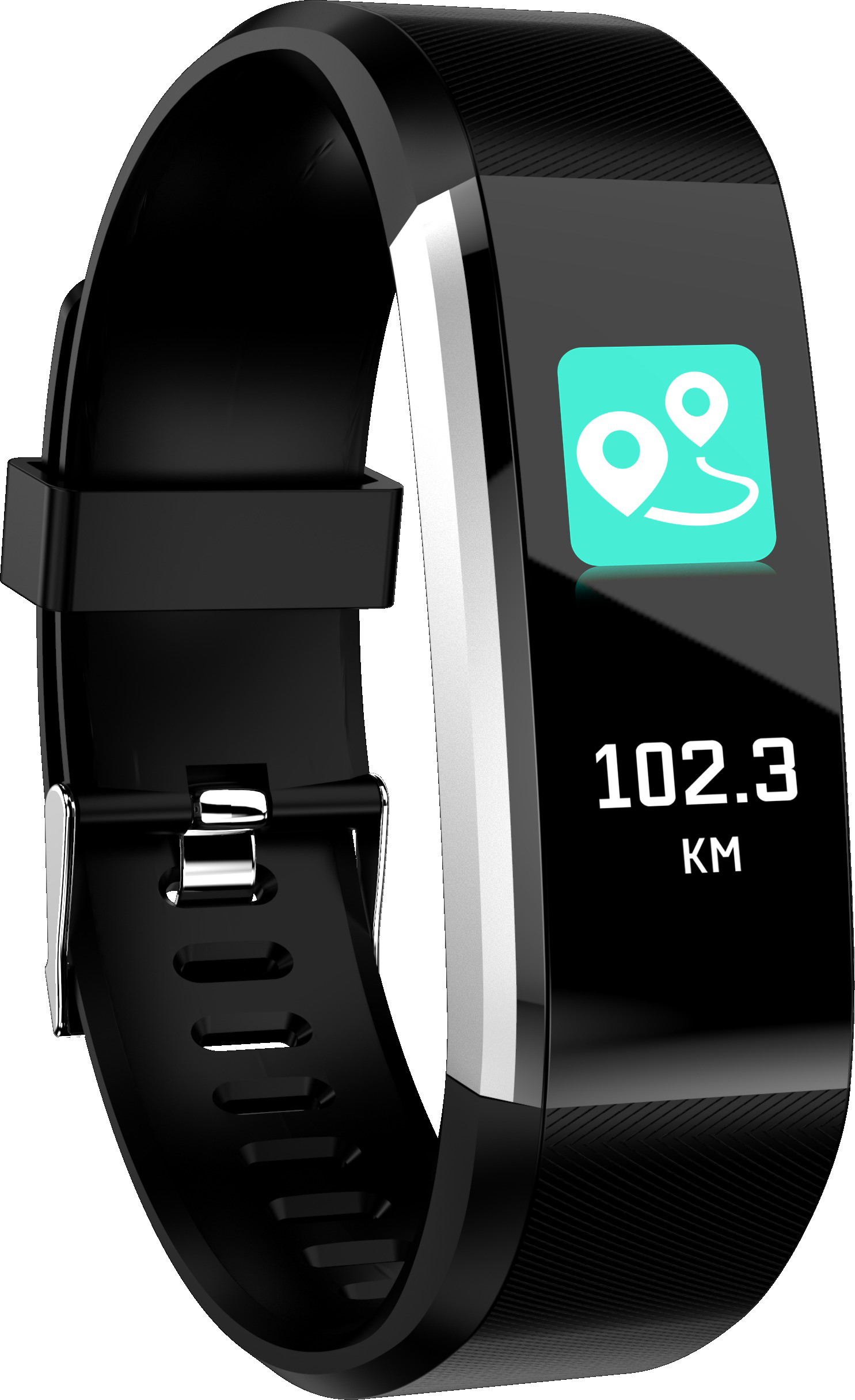 DENVER BFH-16, Fitness Tracker, 240 mm, Schwarz