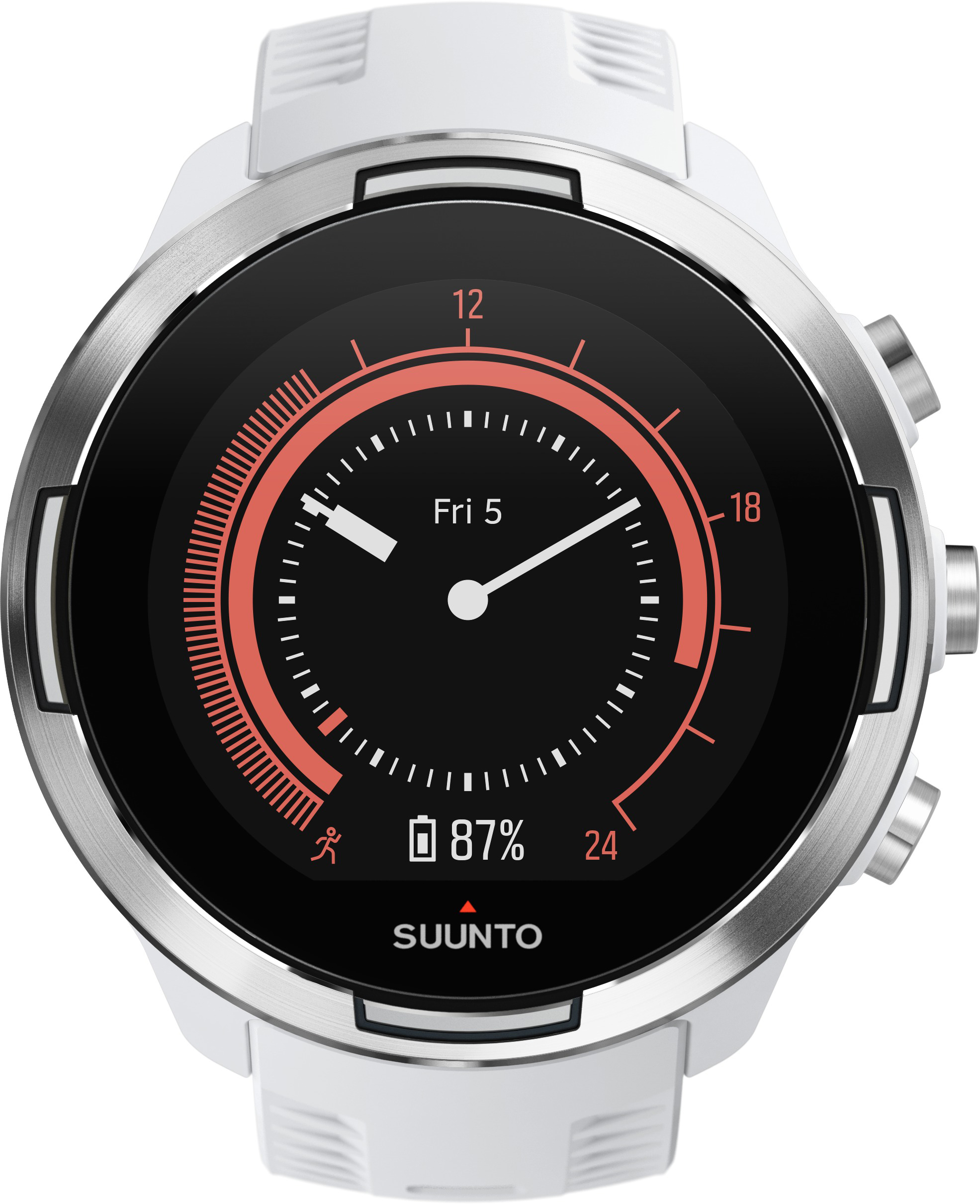 SUUNTO 9 Baro Smartwatch Silikon, 24 mm, Weiß