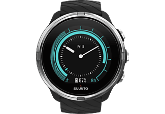 SUUNTO 9 G1 Smartwatch Silikon, 24 mm, Schwarz