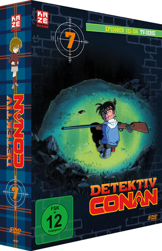 Anime-DVD-Box-Set: Detektiv Conan. Charaktere und Titel auf Japanisch. TV-Serien-Episoden 183-206.