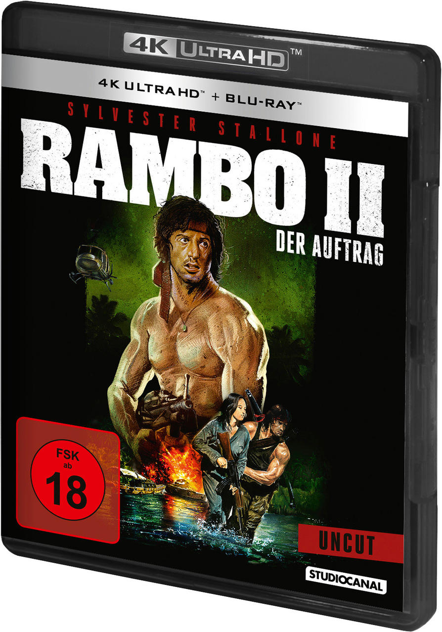II + Der Blu-ray Ultra HD - Blu-ray Rambo Auftrag 4K