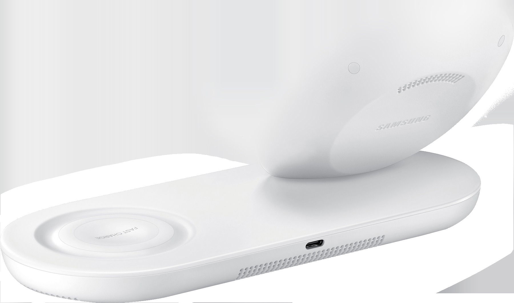 SAMSUNG Wireless Charger Duo Induktive Ladestation Samsung, Weiß