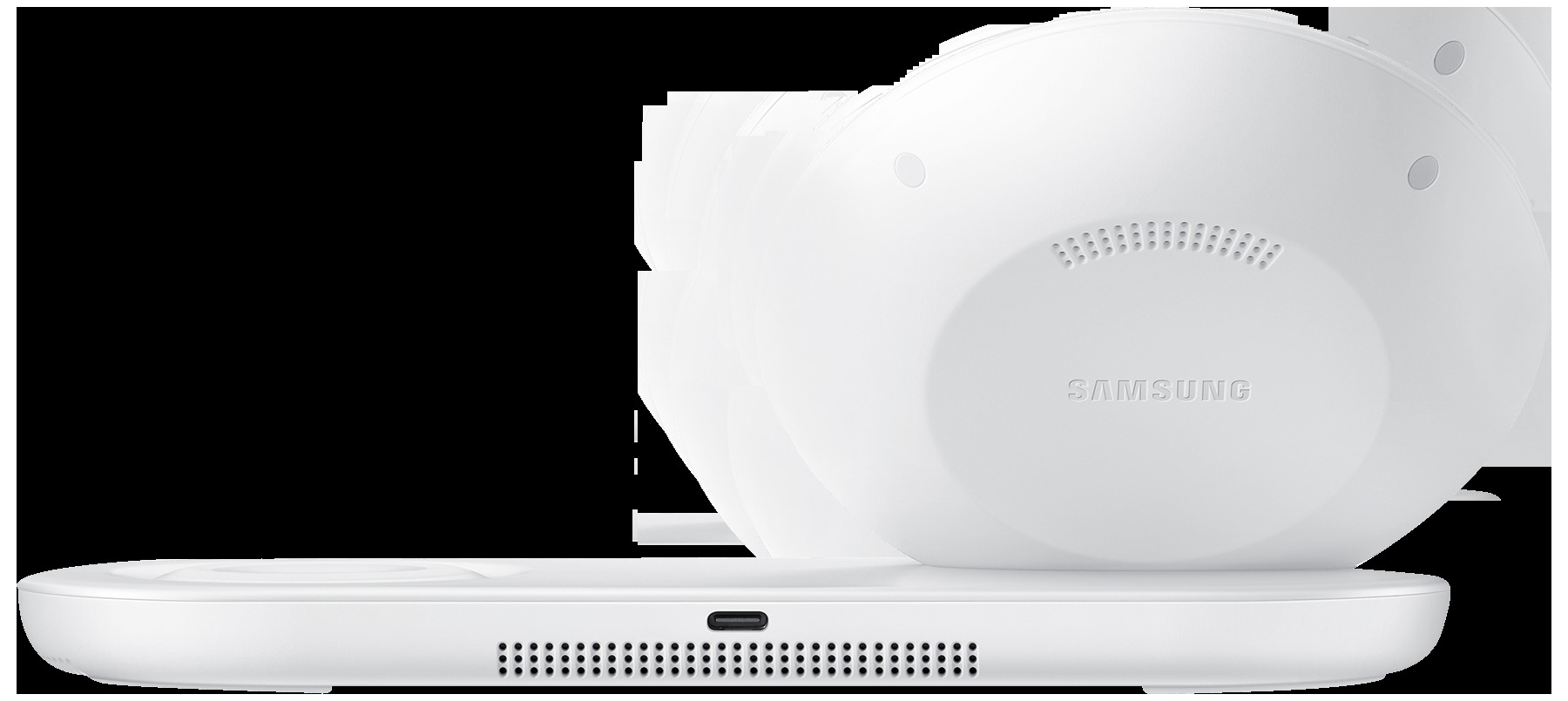 Samsung, Induktive Charger Weiß Wireless Ladestation Duo SAMSUNG