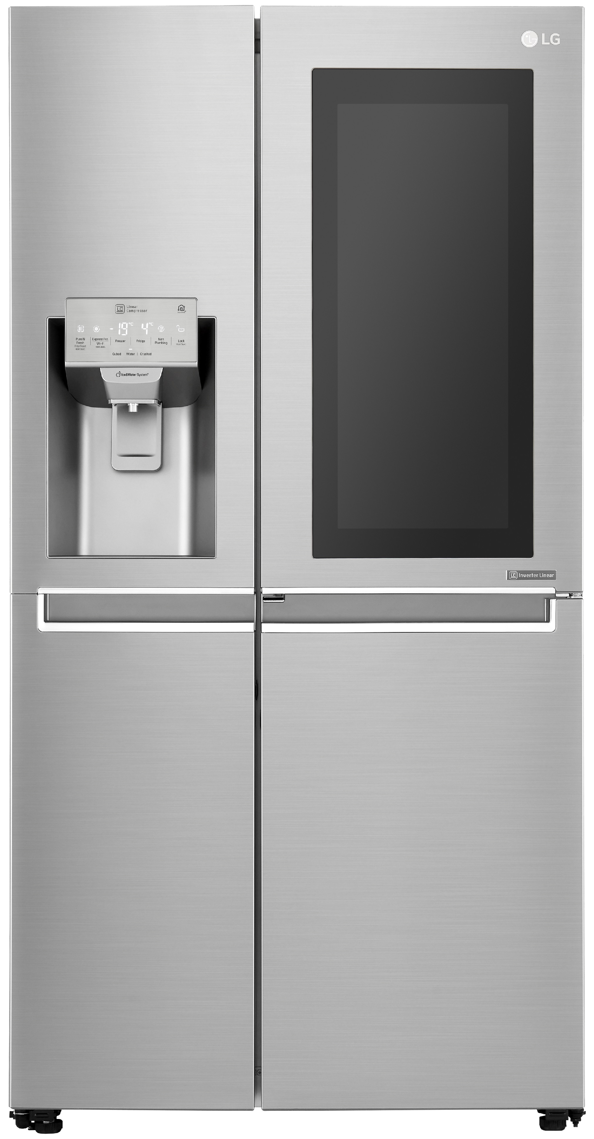 LG GSX971NEAZ Side-by-Side (625 l, F, 1790 mm hoch, Edelstahl)
