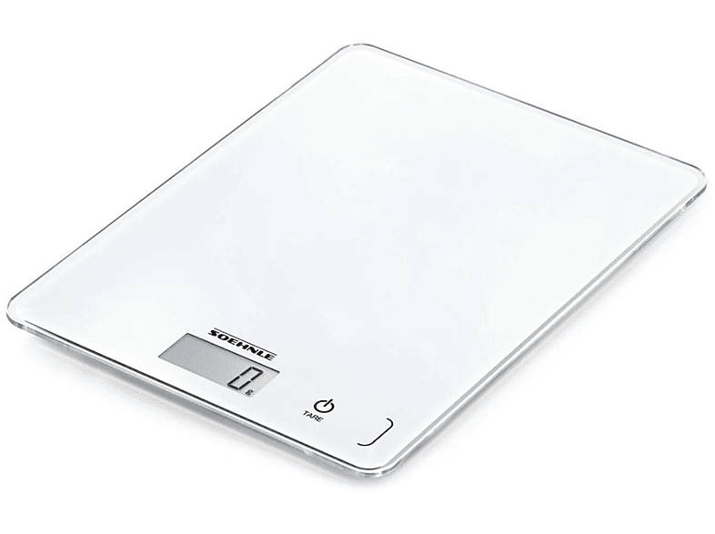 REACONDICIONADO Seminuevo Muy bueno Balanza de cocina - Soehnle Page Compact 300, 5Kg, LCD, Sistema Sensor Touch, Blanco