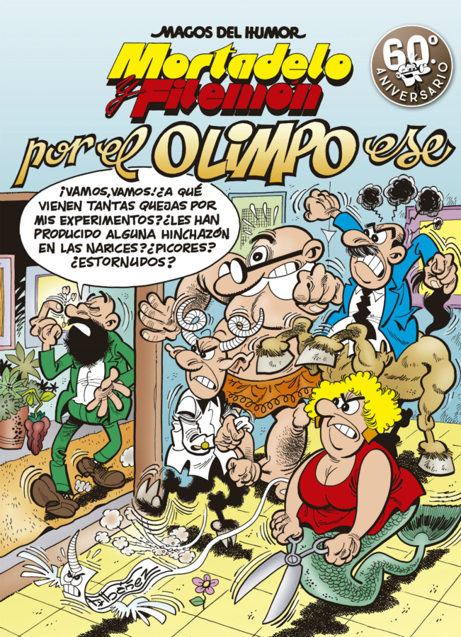 Mortadelo Y Por el olimpo ese magos del humor 192 tapa dura libro francisco