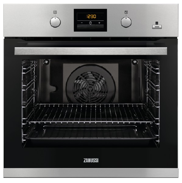 Horno - Zanussi ZOP67922XU, Multifunción, 72 l, Mandos escamoteables, Inox antihuellas