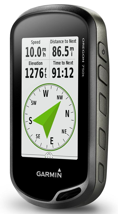 GPS Montaña - Garmin Oregon 750, Pantalla táctil TFT 3", Cámara 8 MP, 4 GB, IPX7, Negro
