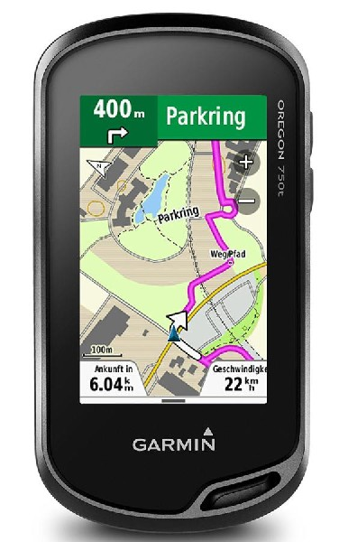GPS Montaña - Garmin Oregon 750, Pantalla táctil TFT 3", Cámara 8 MP, 4 GB, IPX7, Negro