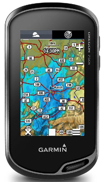 GPS Montaña - Garmin Oregon 750, Pantalla táctil TFT 3", Cámara 8 MP, 4 GB, IPX7, Negro